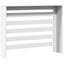 radiatorskjuler 104x20x82 cm konstrueret træ hvid