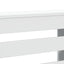 radiatorskjuler 104x20x82 cm konstrueret træ hvid