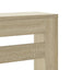 radiatorskjuler 104x20x82 cm konstrueret træ sonoma-eg