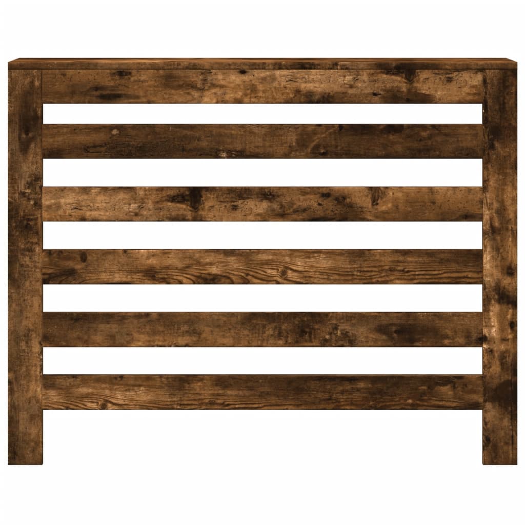 radiatorskjuler 104x20x82 cm konstrueret træ røget egetræsfarve