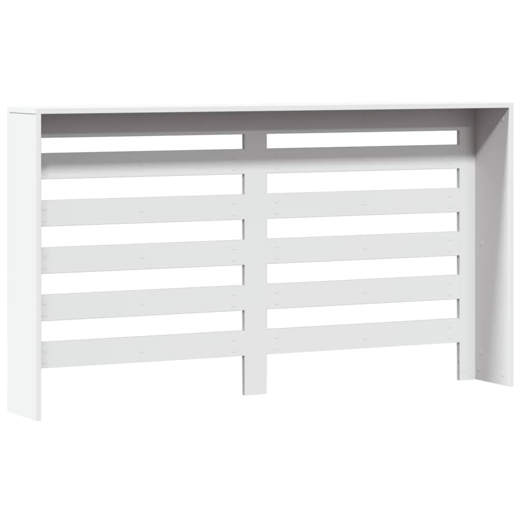 radiatorskjuler 149x20x82 cm konstrueret træ hvid