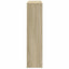 radiatorskjuler 175x20x82 cm konstrueret træ sonoma-eg