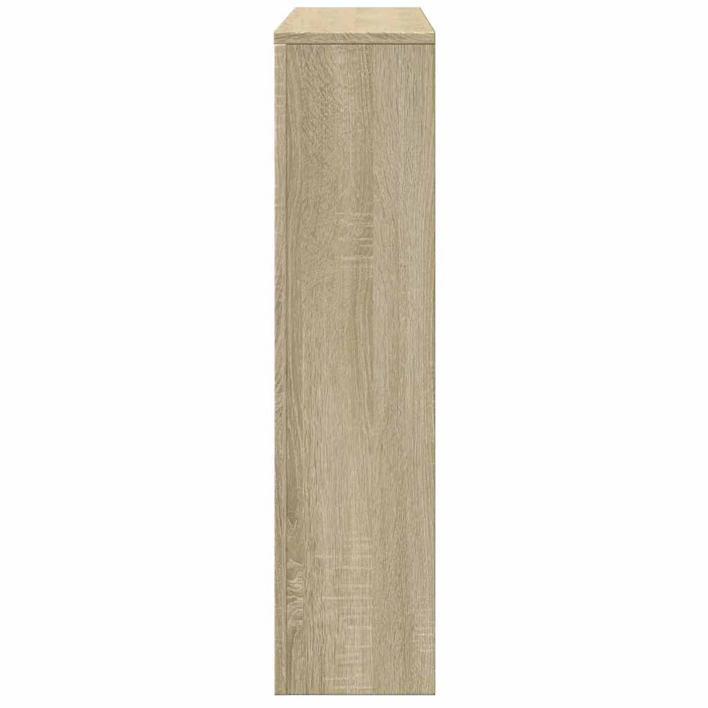 radiatorskjuler 175x20x82 cm konstrueret træ sonoma-eg