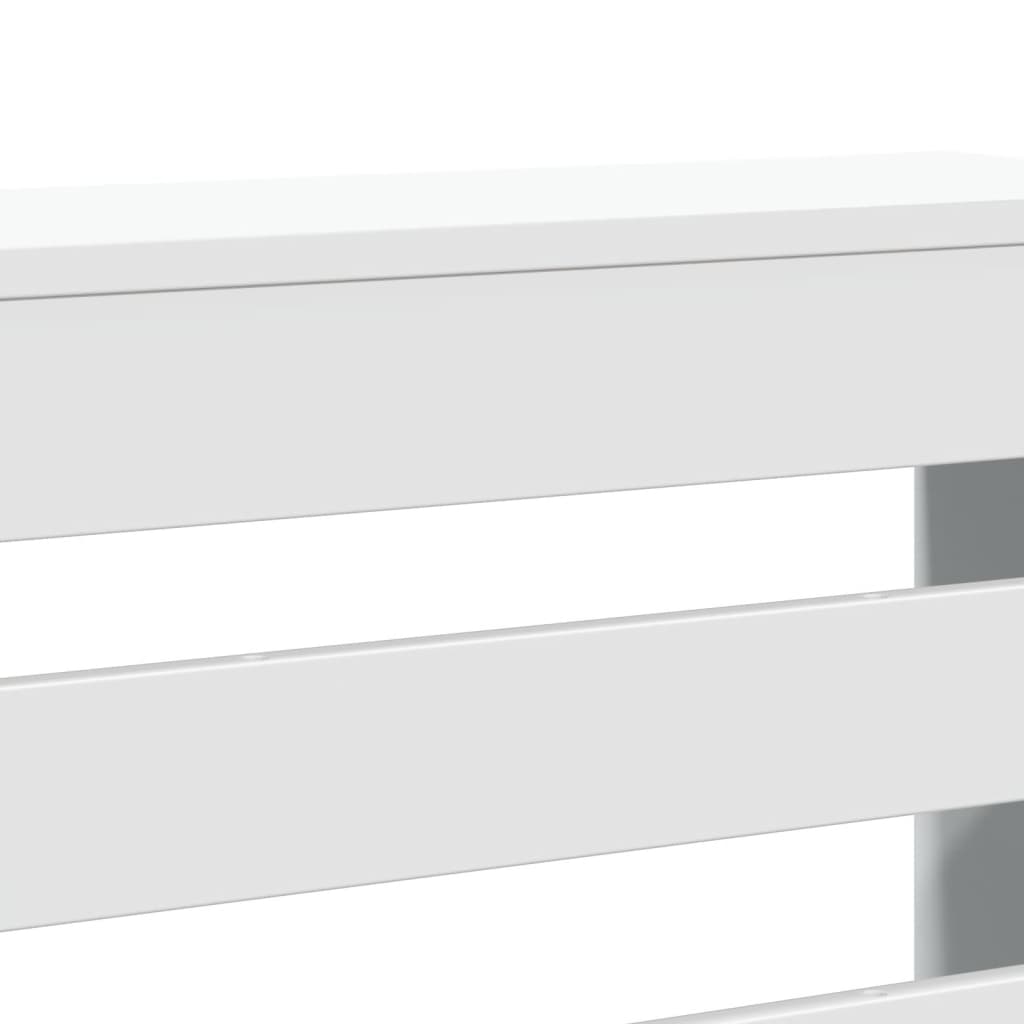 radiatorskjuler 205x21,5x83,5 cm konstrueret træ hvid