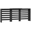 radiatorskjuler 205x21,5x83,5 cm konstrueret træ sort