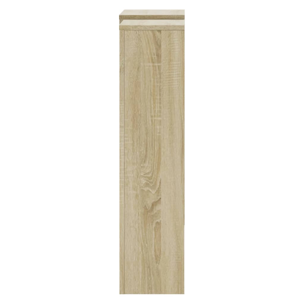 radiatorskjuler 205x21,5x83,5 cm konstrueret træ sonoma-eg