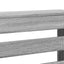 radiatorskjuler 205x21,5x83,5 cm konstrueret træ grå sonoma-eg