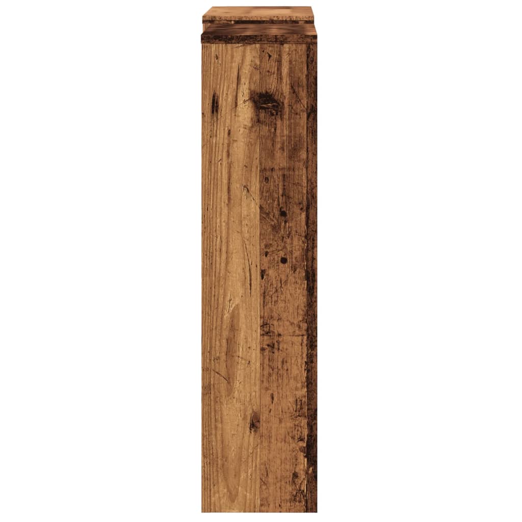 radiatorskjuler 205x21,5x83,5 cm konstrueret træ antikt træ
