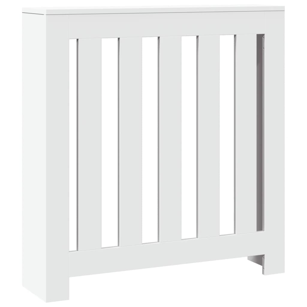 radiatorskjuler 78x20x82 cm konstrueret træ hvid