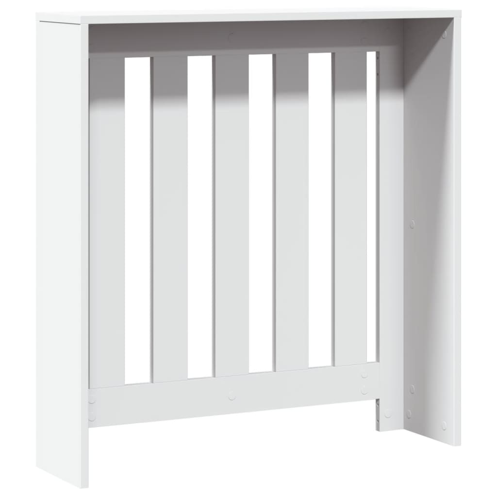 radiatorskjuler 78x20x82 cm konstrueret træ hvid