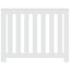 radiatorskjuler 104x20x82 cm konstrueret træ hvid
