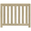 radiatorskjuler 104x20x82 cm konstrueret træ sonoma-eg