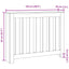 radiatorskjuler 104x20x82 cm konstrueret træ sonoma-eg