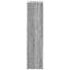 radiatorskjuler 104x20x82 cm konstrueret træ grå sonoma-eg