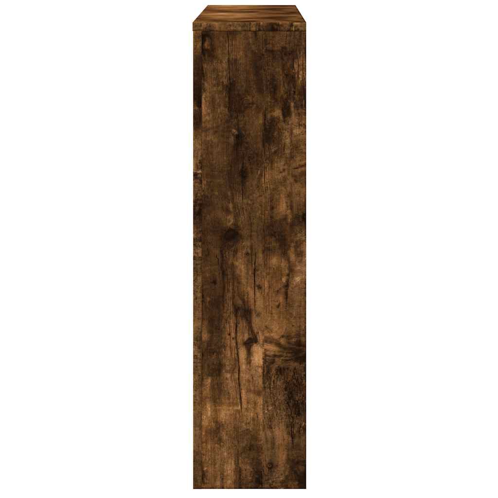 radiatorskjuler 149x20x82 cm konstrueret træ røget egetræsfarve