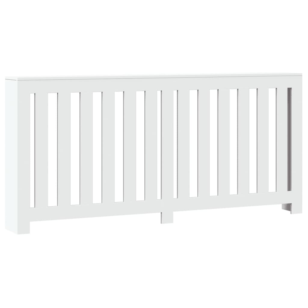 radiatorskjuler 175x20x82 cm konstrueret træ hvid