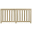 radiatorskjuler 175x20x82 cm konstrueret træ sonoma-eg
