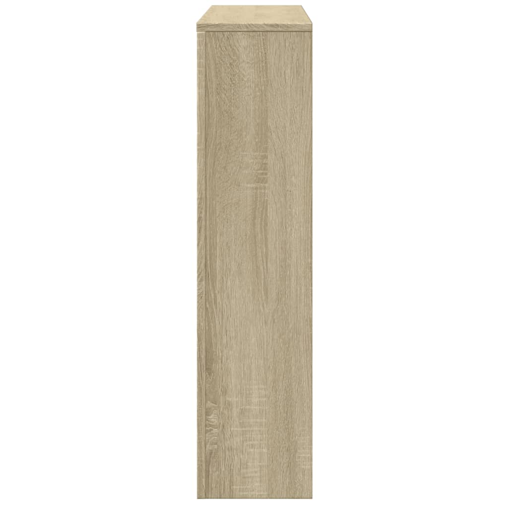 radiatorskjuler 175x20x82 cm konstrueret træ sonoma-eg
