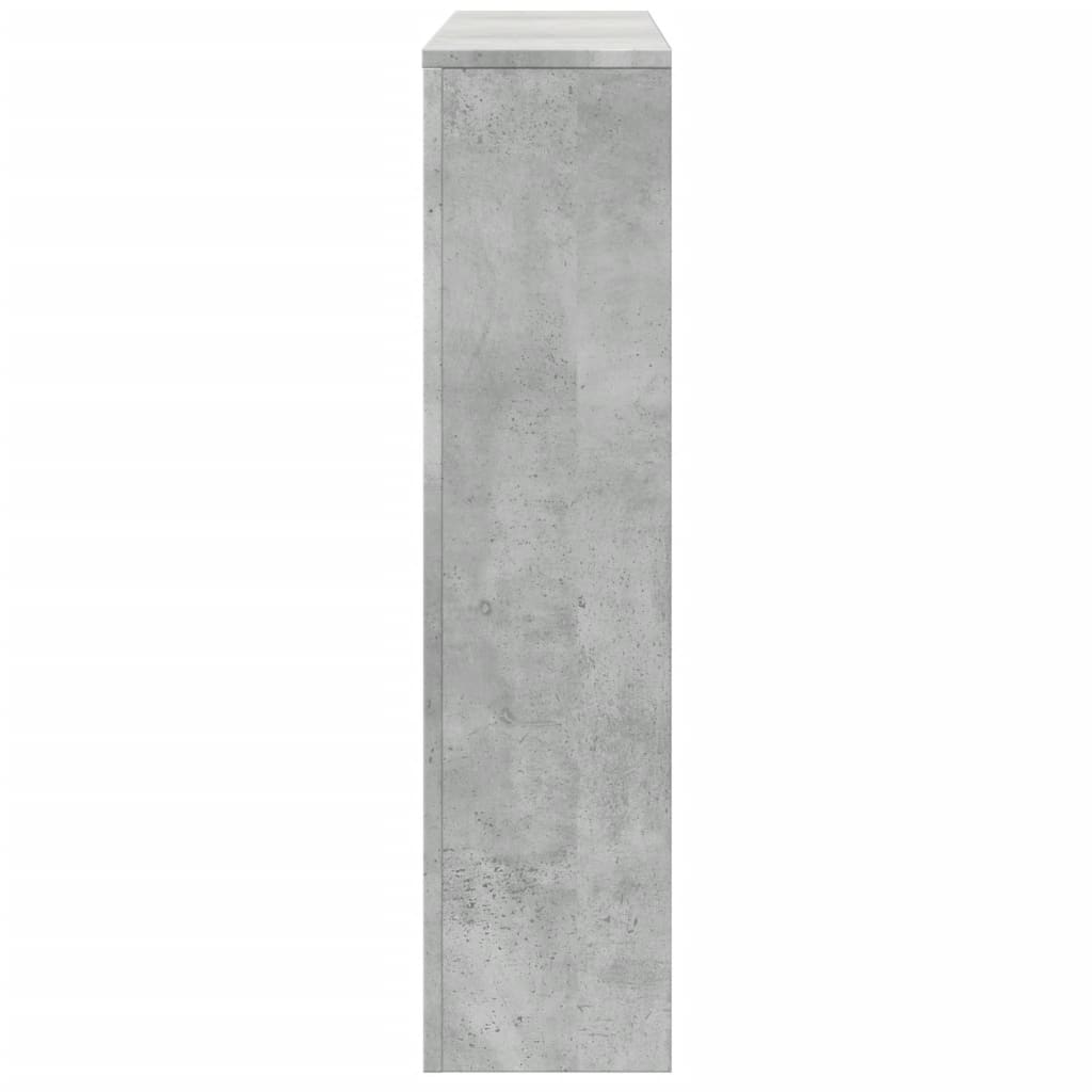 Radiatorcover Betongrå 175 x 20 x 82 cm Konstrueret træ