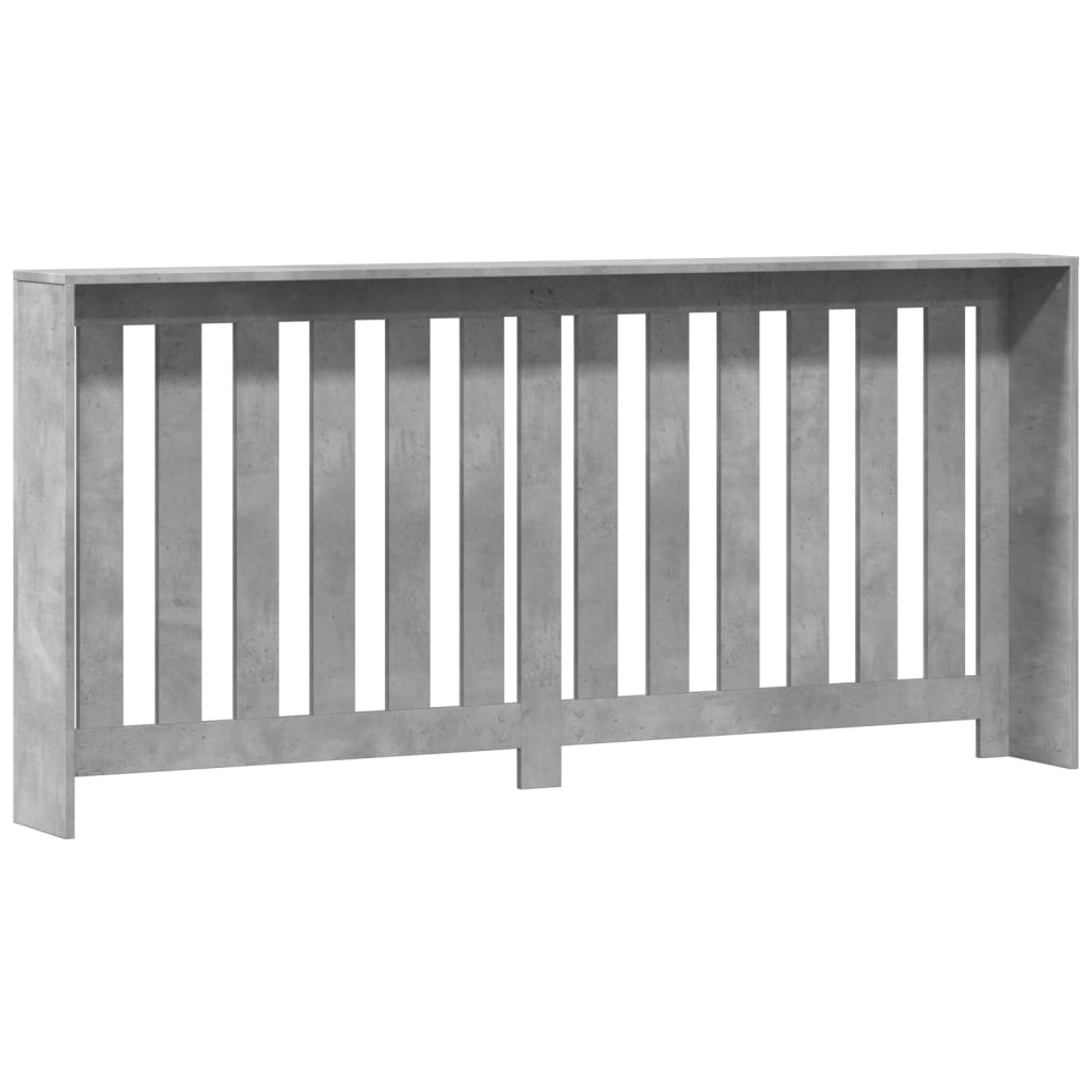Radiatorcover Betongrå 175 x 20 x 82 cm Konstrueret træ