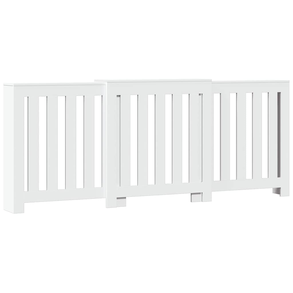 radiatorskjuler 205x21,5x83,5 cm konstrueret træ hvid