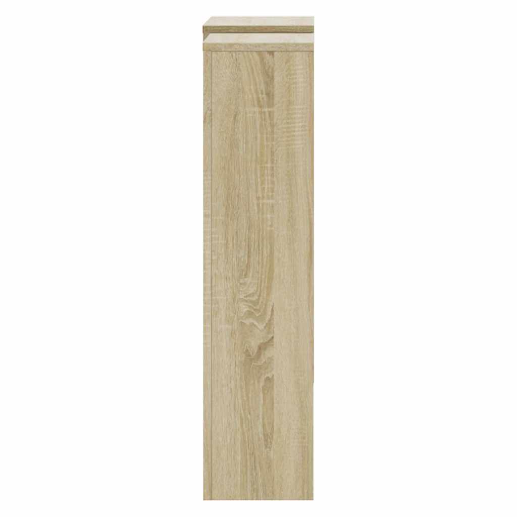 radiatorskjuler 205x21,5x83,5 cm konstrueret træ sonoma-eg