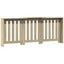 radiatorskjuler 205x21,5x83,5 cm konstrueret træ sonoma-eg