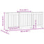 Radiatorcover Betongrå 205 x 21,5 x 83,5 cm Konstrueret træ