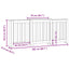 radiatorskjuler 205x21,5x83,5 cm konstrueret træ brun egetræ