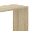 bogreol 45x23,5x162,5 cm 5 hylder konstrueret træ sonoma-eg