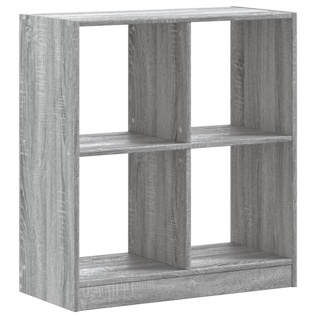 skab 68,5x32x75 cm konstrueret træ grå sonoma-eg