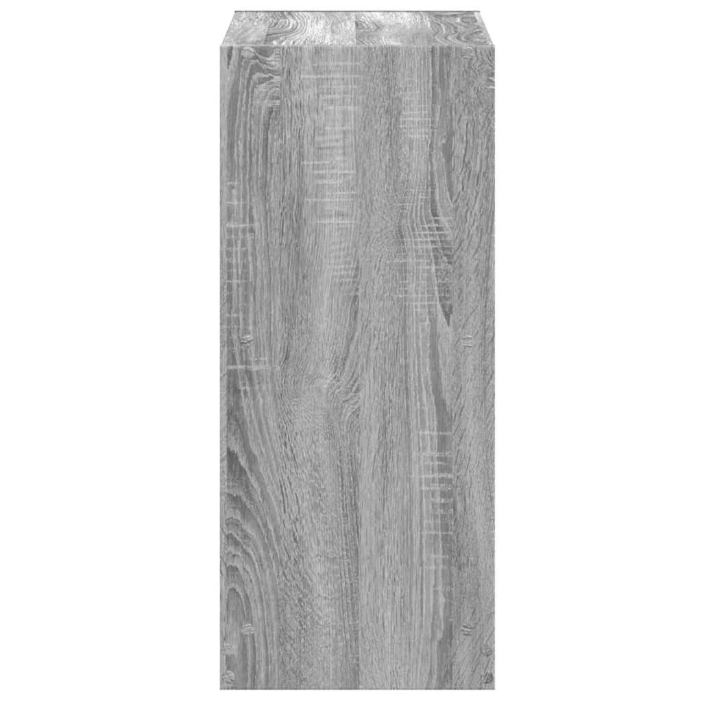 skab 68,5x32x75 cm konstrueret træ grå sonoma-eg