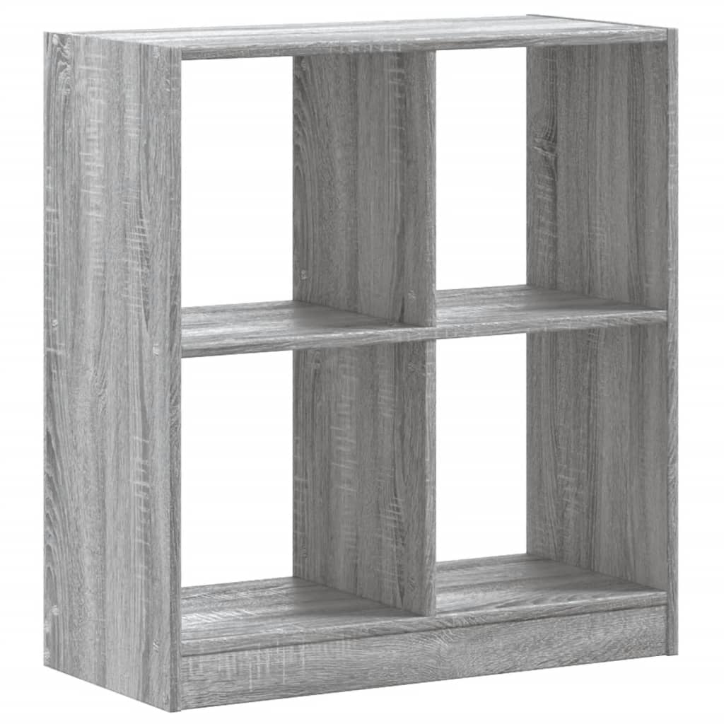 skab 68,5x32x75 cm konstrueret træ grå sonoma-eg