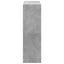 bogreol 102x32x102 cm konstrueret træ betongrå