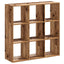 bogreol 102x32x102 cm konstrueret træ antikt træ