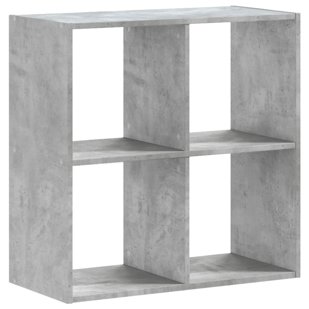 skab 68,5x32x68,5 cm konstrueret træ betongrå