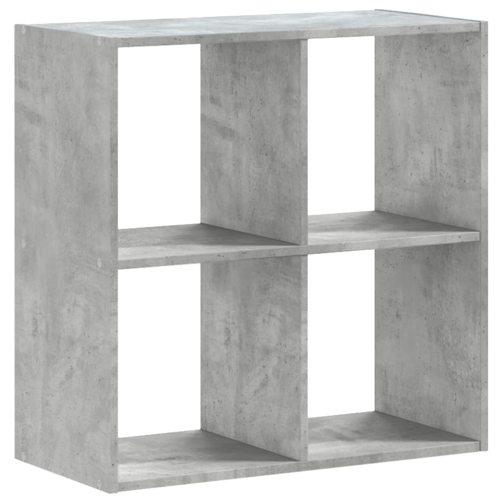 skab 68,5x32x68,5 cm konstrueret træ betongrå