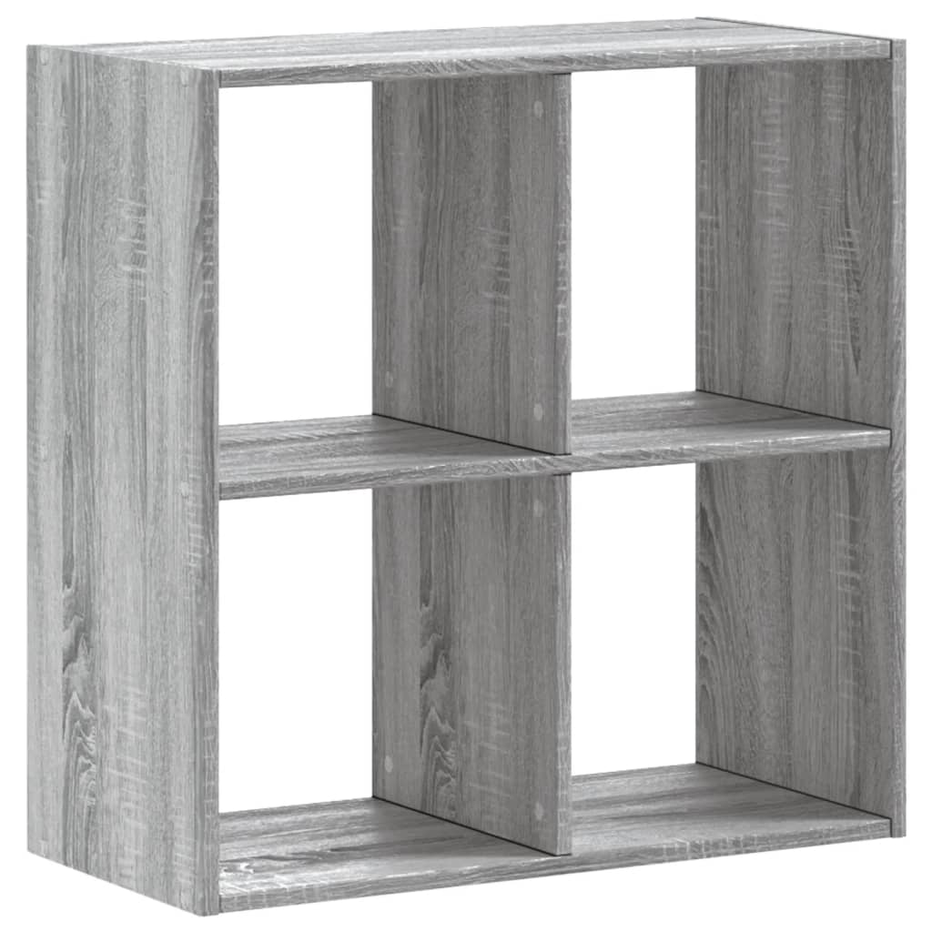 skab 68,5x32x68,5 cm konstrueret træ grå sonoma-eg