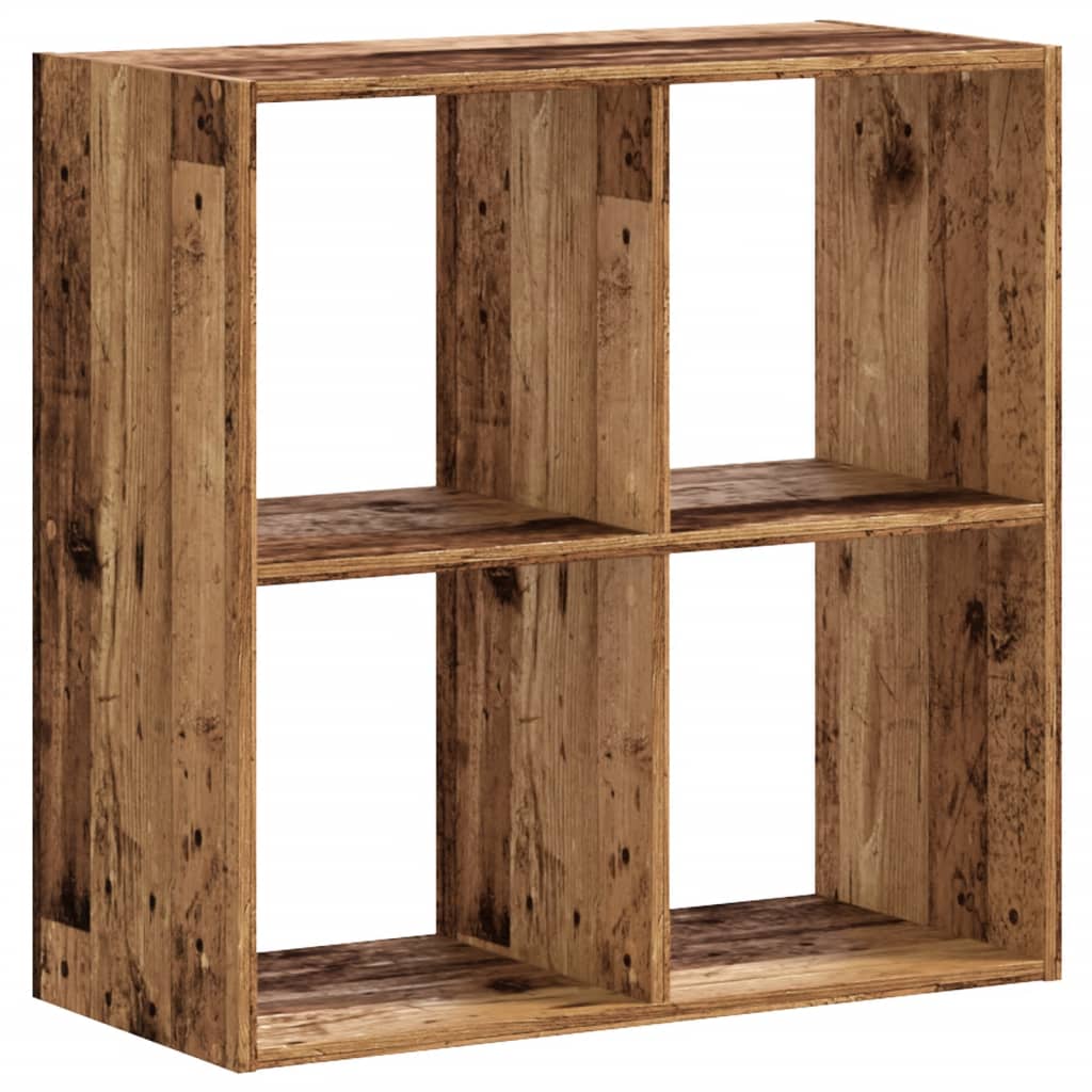 skab 68,5x32x68,5 cm konstrueret træ antikt træ
