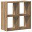 skab 68,5x32x68,5 cm konstrueret træ egetræsfarve