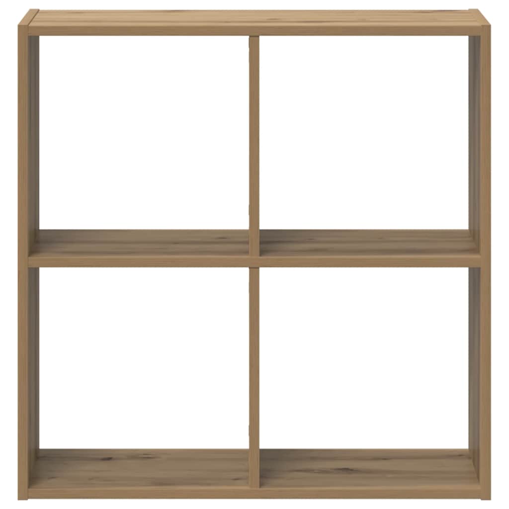 skab 68,5x32x68,5 cm konstrueret træ egetræsfarve