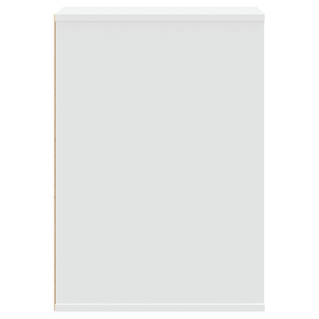 kommode til hjørne 40x41x58 cm konstrueret træ hvid