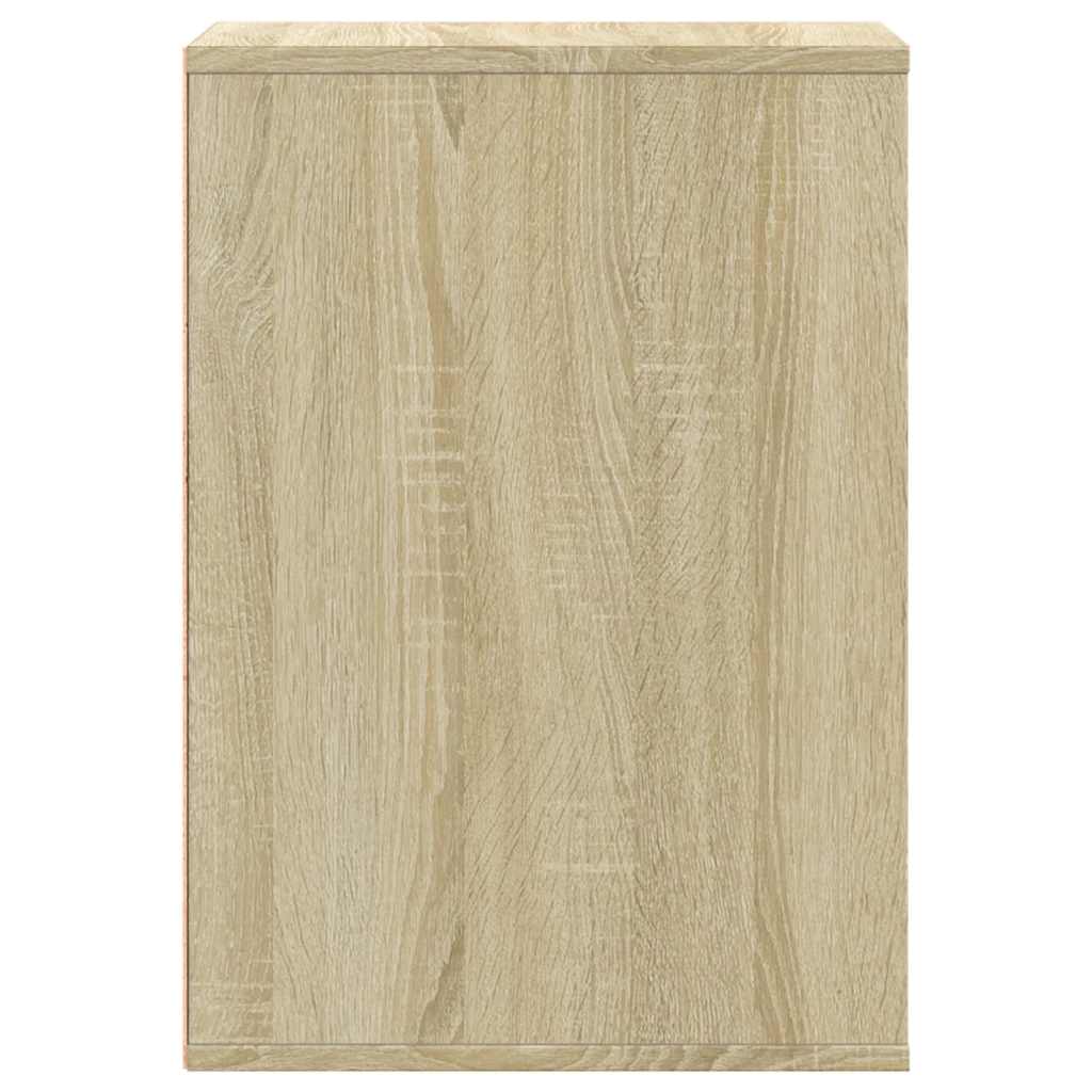 kommode til hjørne 40x41x58 cm konstrueret træ sonoma-eg