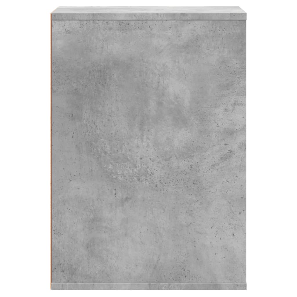 kommode til hjørne 40x41x58 cm konstrueret træ betongrå