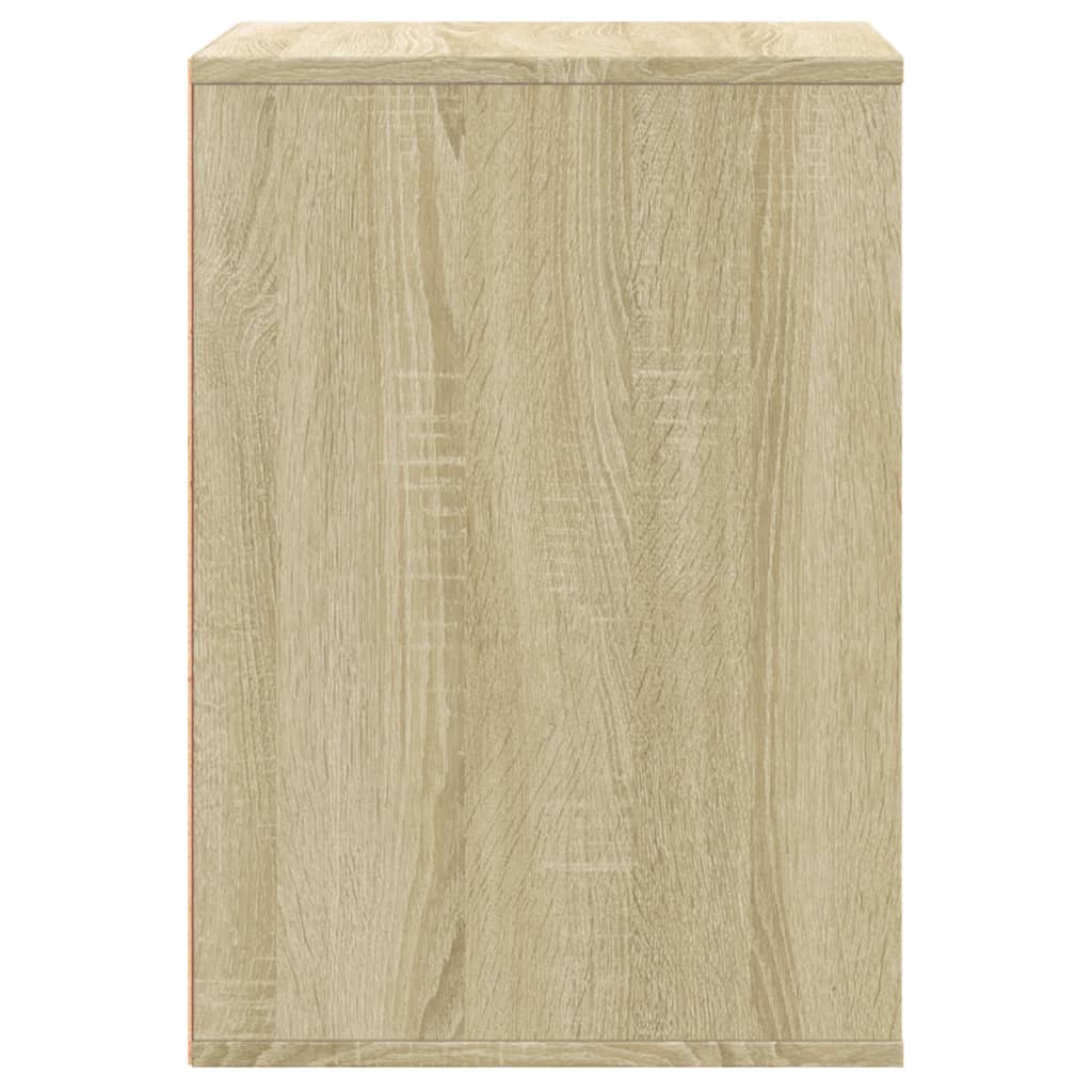kommode til hjørne 60x41x58 cm konstrueret træ sonoma-eg