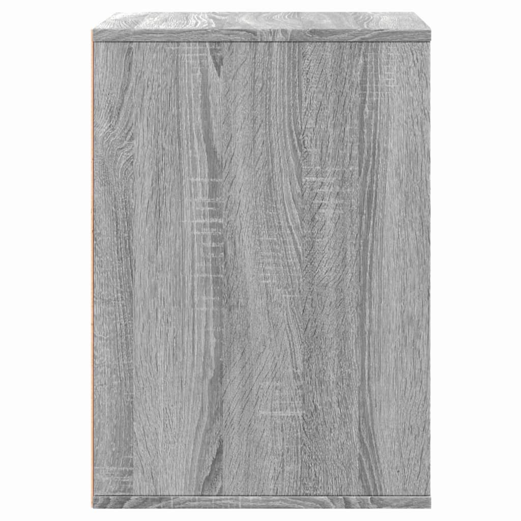 kommode til hjørne 60x41x58 cm konstrueret træ grå sonoma-eg