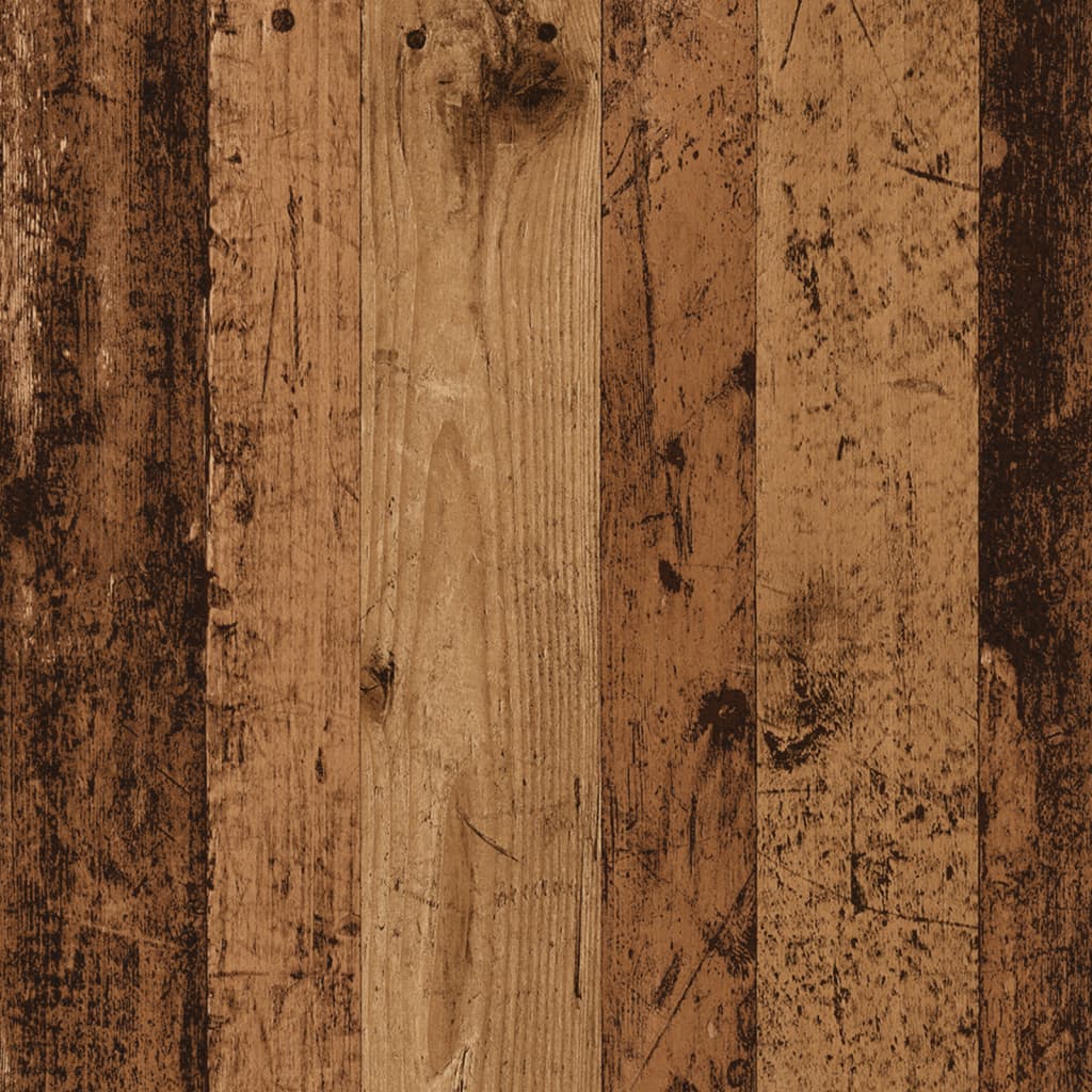 kommode til hjørne 60x41x58 cm konstrueret træ antikt træ