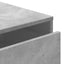 kommode til hjørne 40x41x76 cm konstrueret træ betongrå