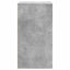 kommode til hjørne 60x41x76 cm konstrueret træ betongrå