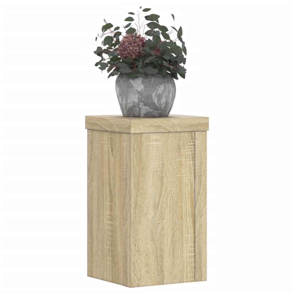 Planteholder 2 stk. Sonoma-eg 10 x 10 x 18 cm Konstrueret træ